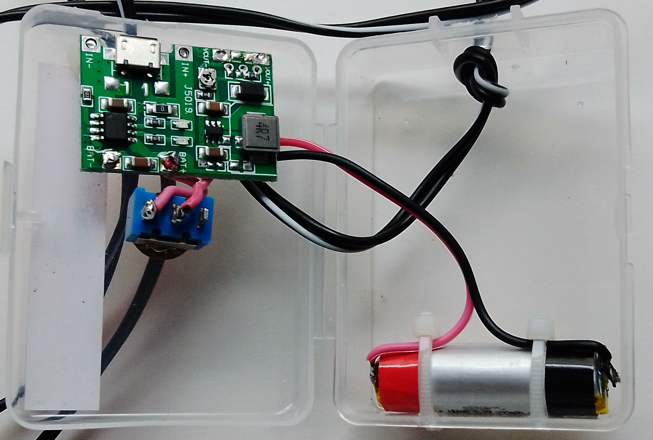 Exposed Battery Eliminator