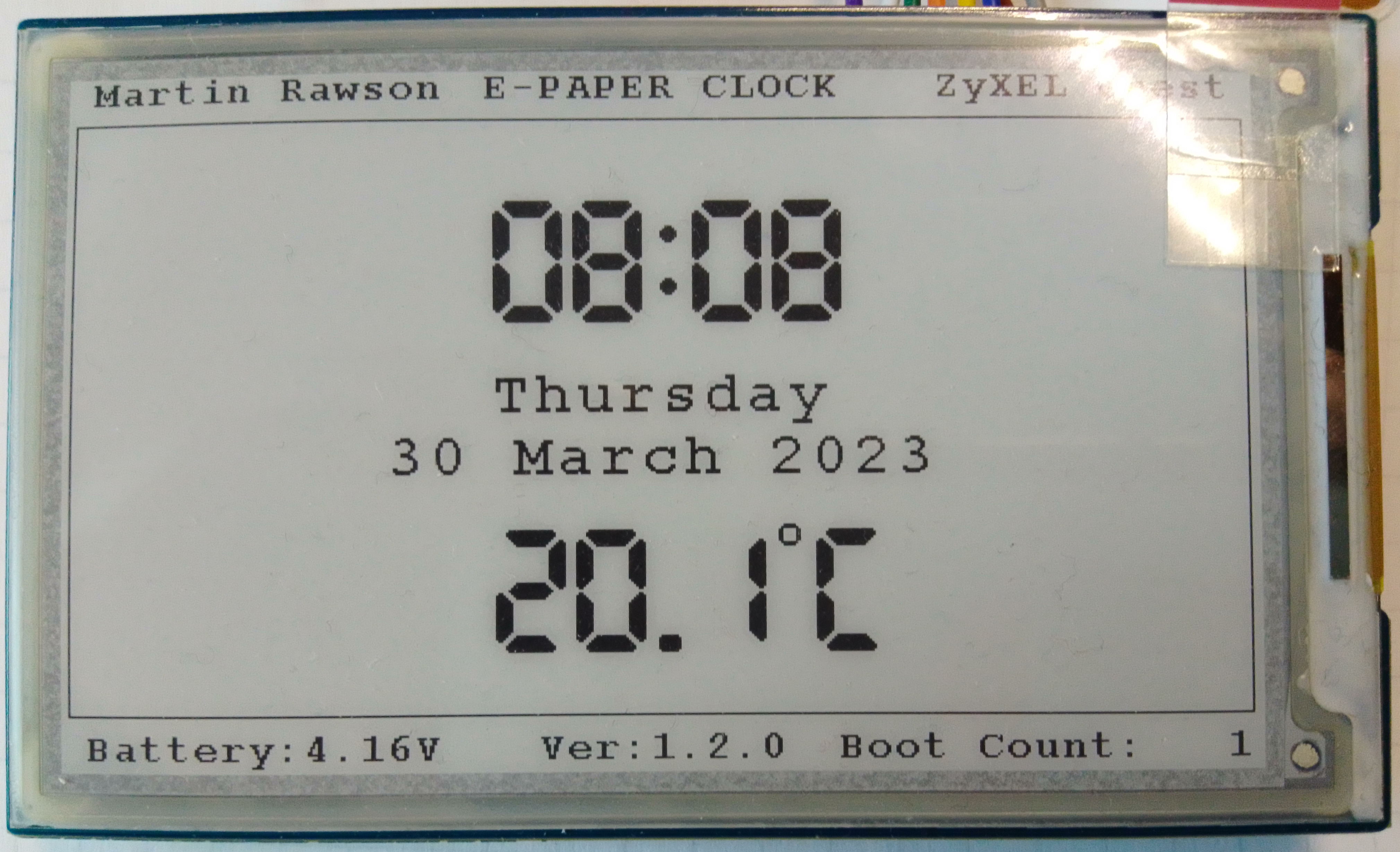 Unit Prior to assembly